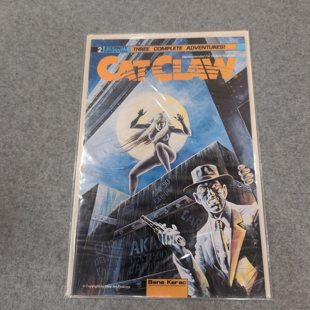 Cat Claw 2 Eternity Comics Bane Kerac Three Complete Adventures 1989 NM - Picture 1 of 1